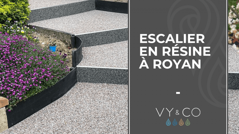 Escaliers ext&eacute;rieurs Gris Clair et Ardoise &agrave; Royan